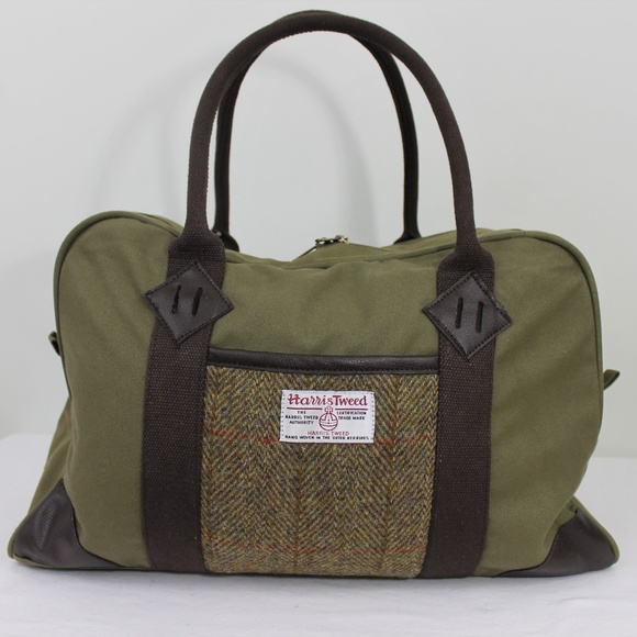 harris tweed duffle bag